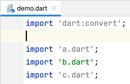 A code snippet in IntelliJ IDEA showing unused import warnings.